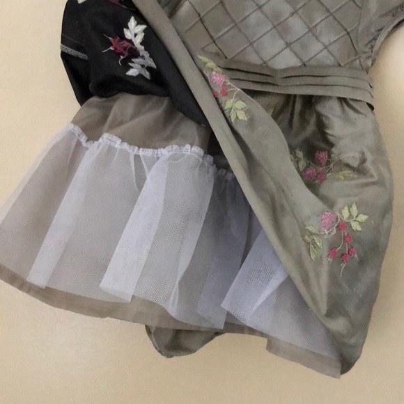 NWT TALBOTS infant 100% silk Holiday dress - Picture 7 of 8